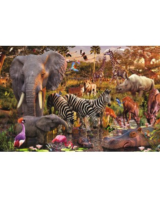 Puzzle Ravensburger - Animale Din Africa, 3000 Piese