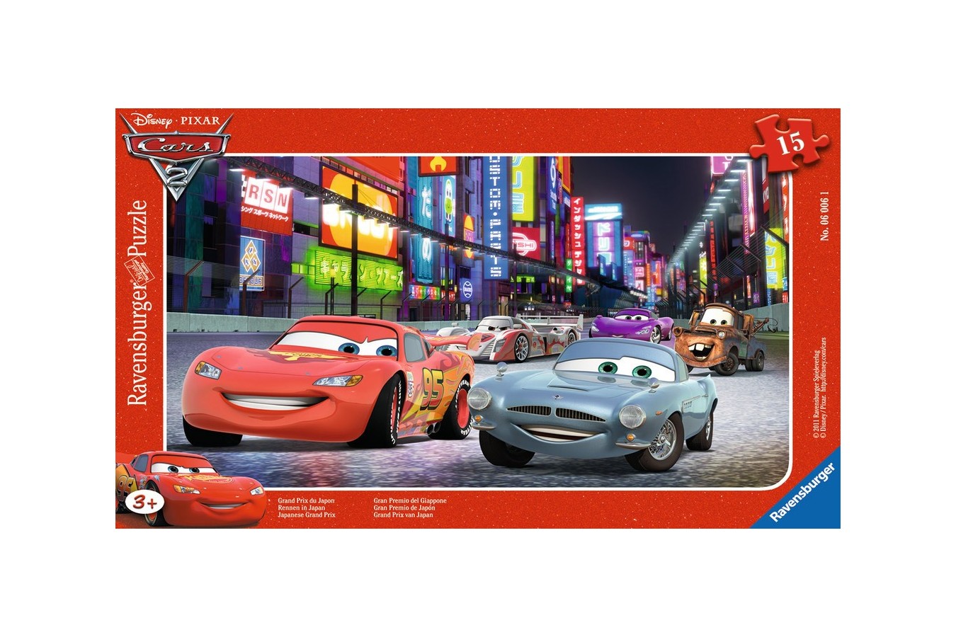 Puzzle Ravensburger - Cars, 15 Piese