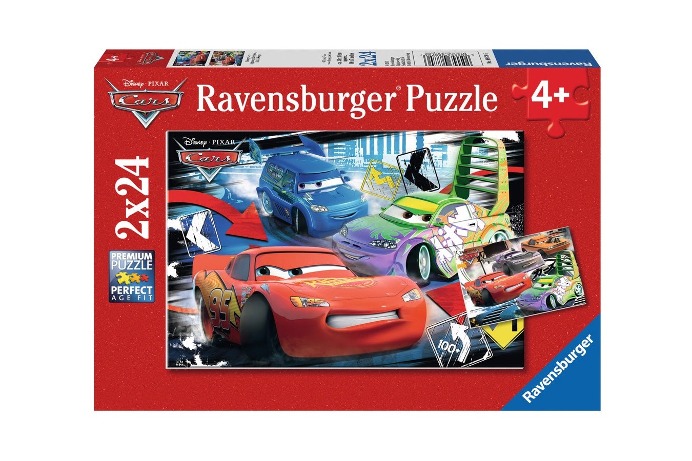 Puzzle Ravensburger - Cars, 2X24 Piese