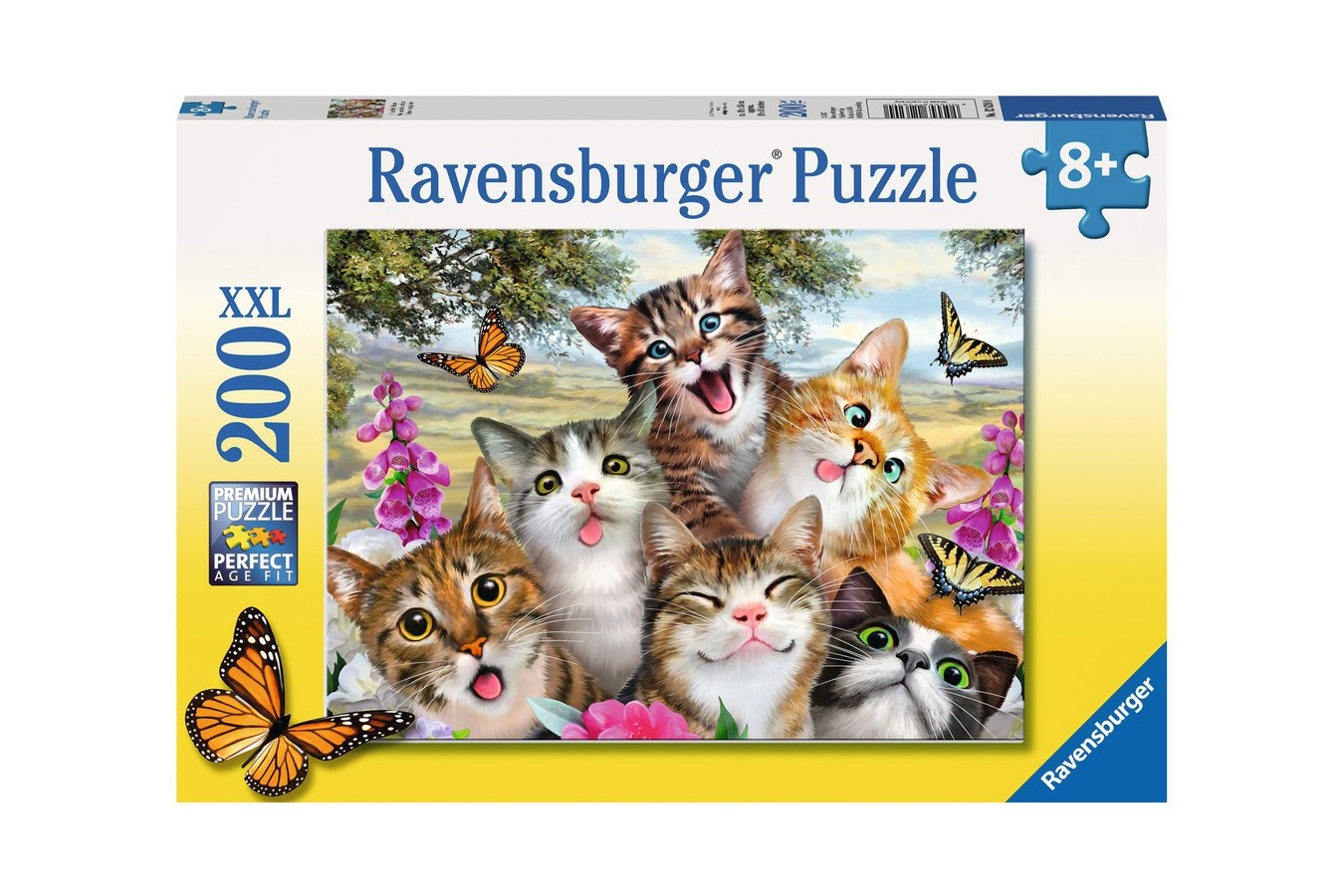 Puzzle Ravensburger - Pisicute Amuzante, 200 Piese