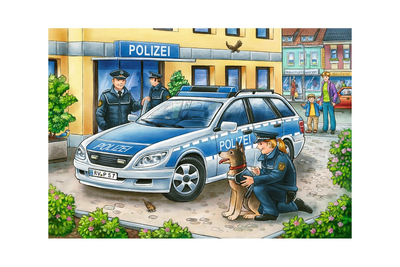 Puzzle Ravensburger - Politie Si Pompieri, 2X12 Piese