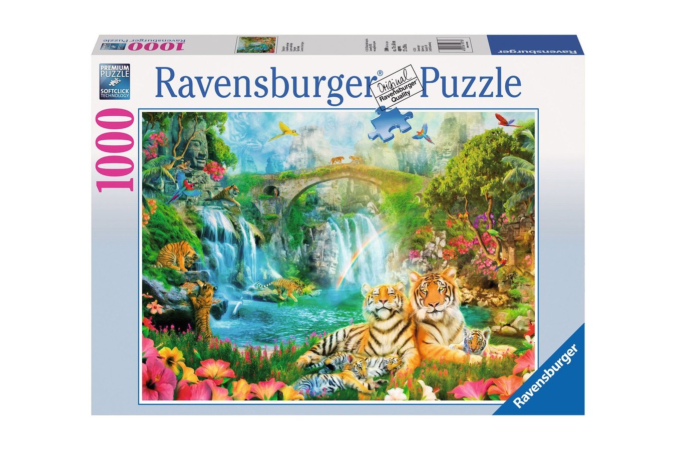 Puzzle Ravensburger - Tigri, 1000 Piese