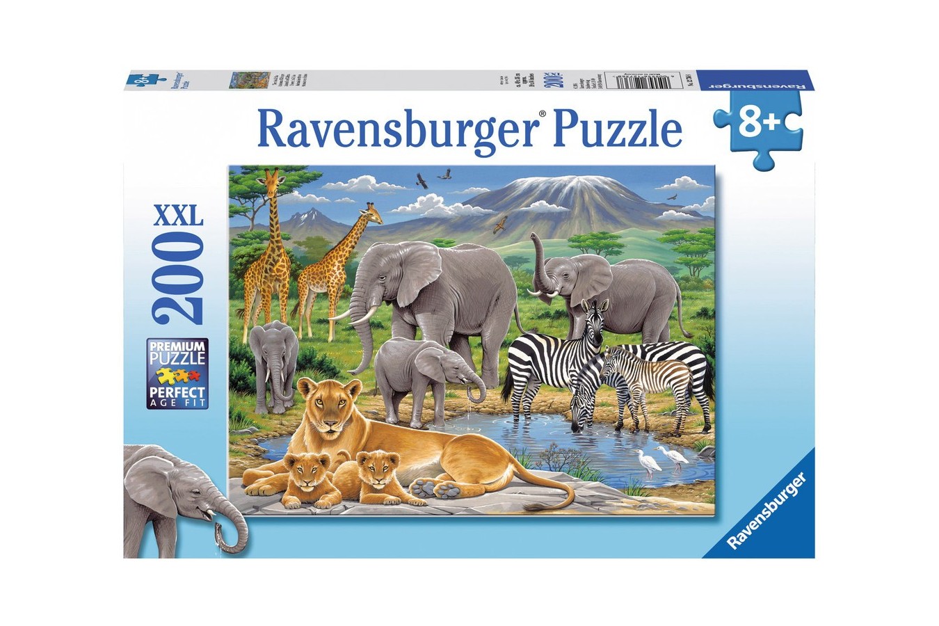 Puzzle Ravensburger - Animale In Africa, 200 piese (12736)