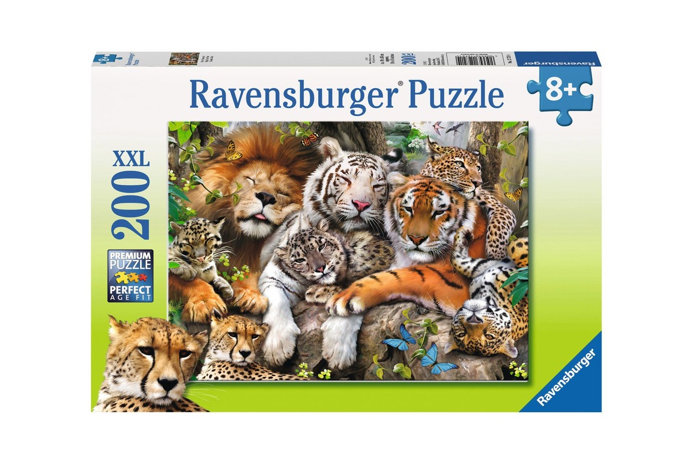 Puzzle Ravensburger - Tigri, 200 Piese
