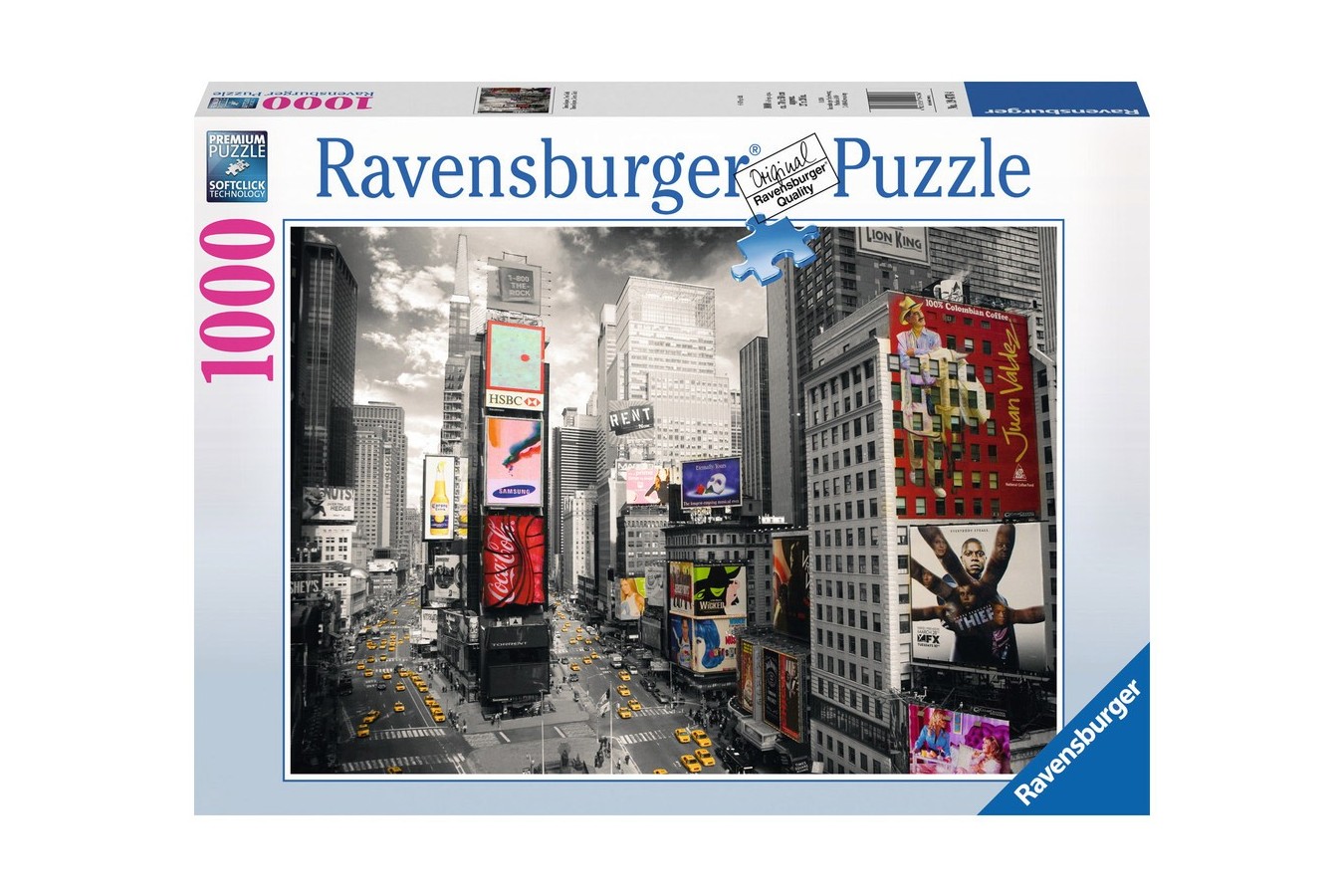 Puzzle Ravensburger - Times Square, 1000 Piese