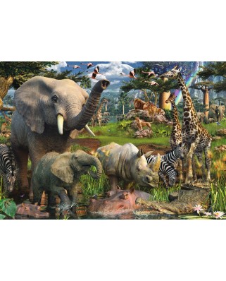 Puzzle Ravensburger - Animale In Salbaticie, 18000 piese (17823)