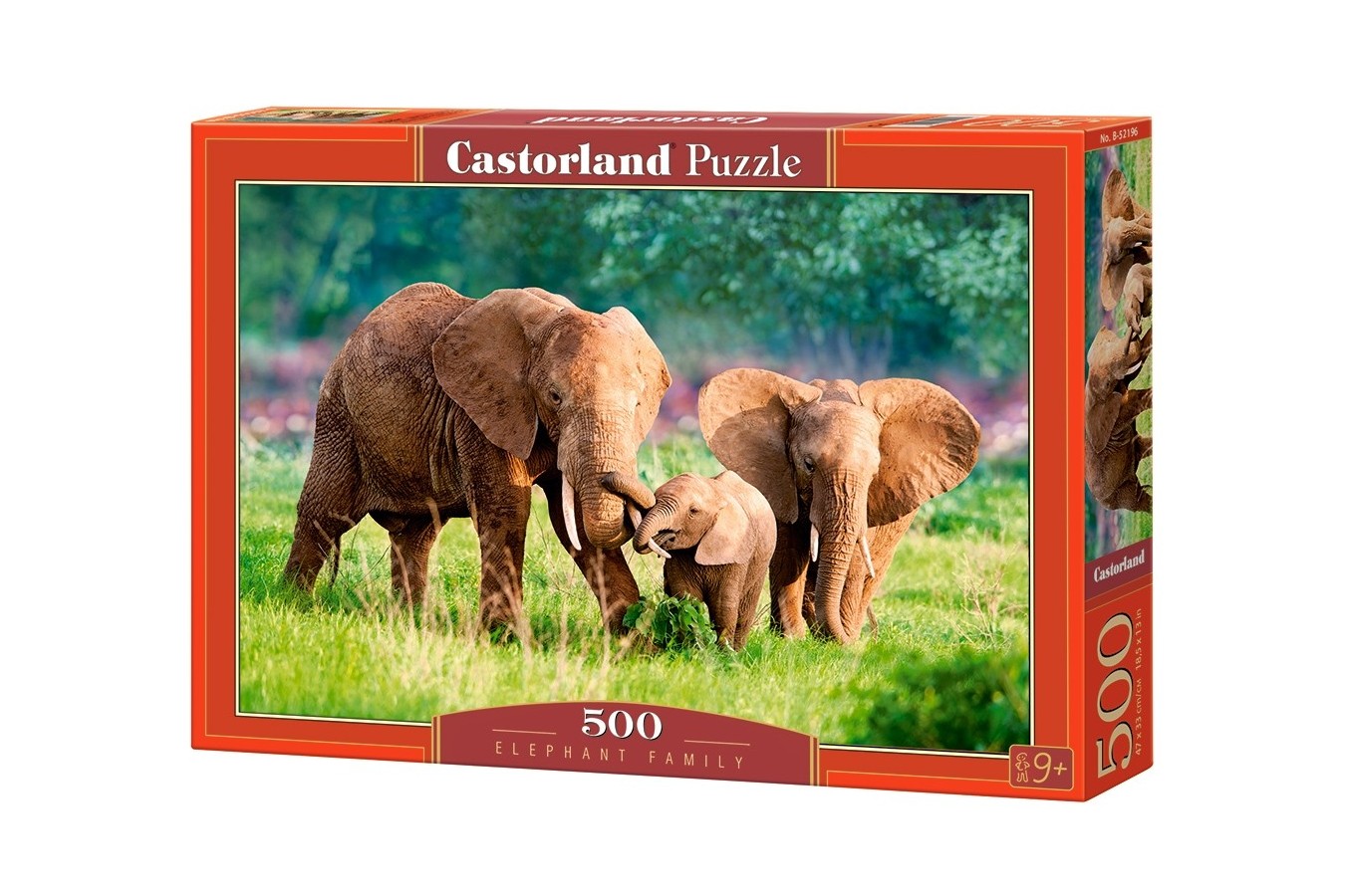 Puzzle Castorland - Elephant Family, 500 piese