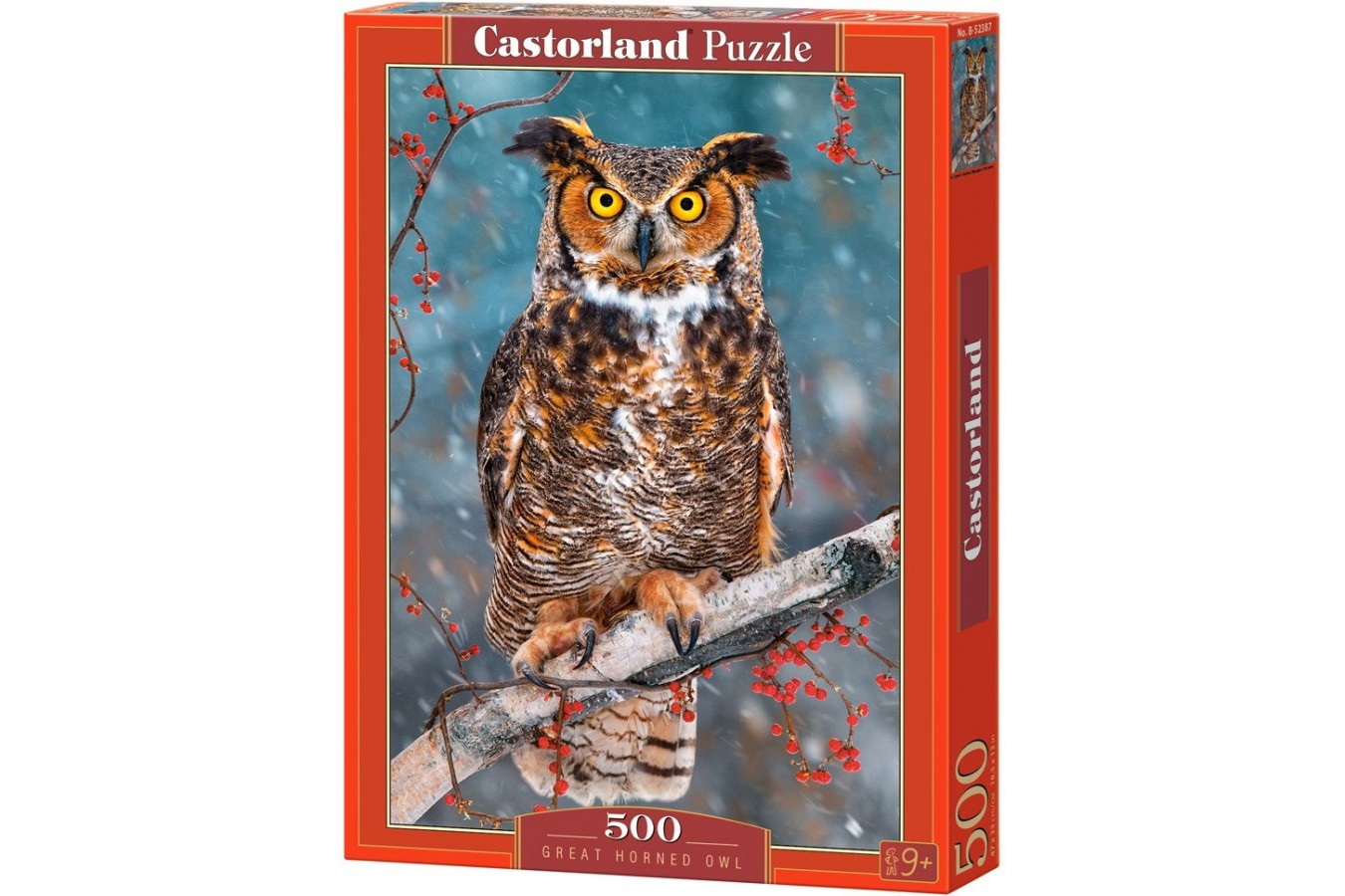Puzzle Castorland - Great Hornet Owl, 500 piese