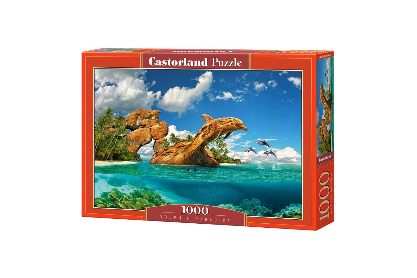 Puzzle Castorland - Dophin Paradise, 1000 piese