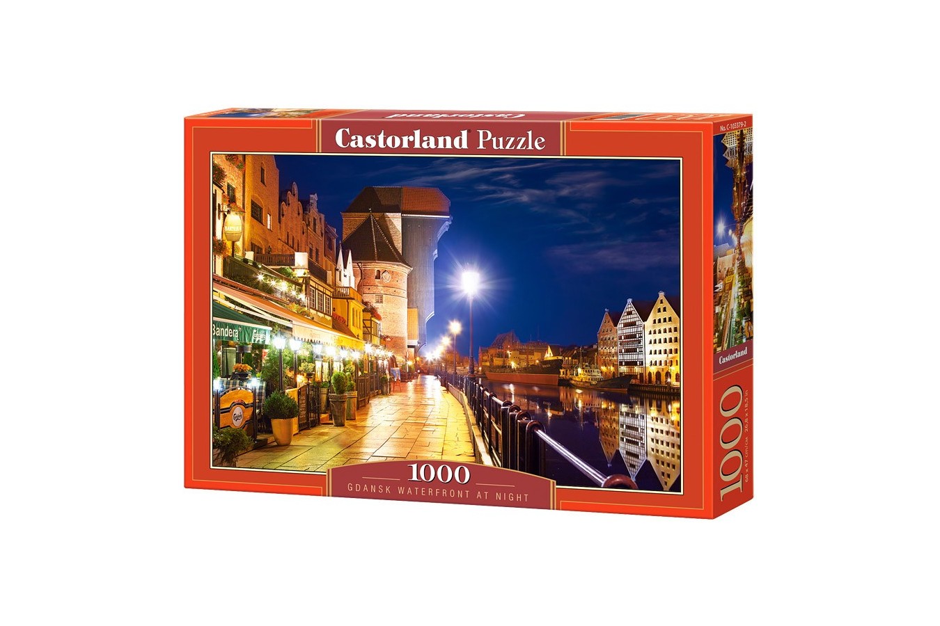 Puzzle Castorland - Gdansk Waterfront At Night, 1000 piese