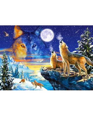 Puzzle Castorland - Howling Wolves, 1000 piese