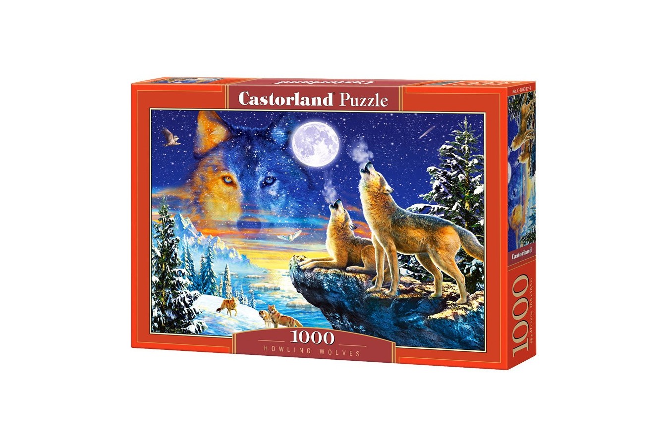 Puzzle Castorland - Howling Wolves, 1000 piese