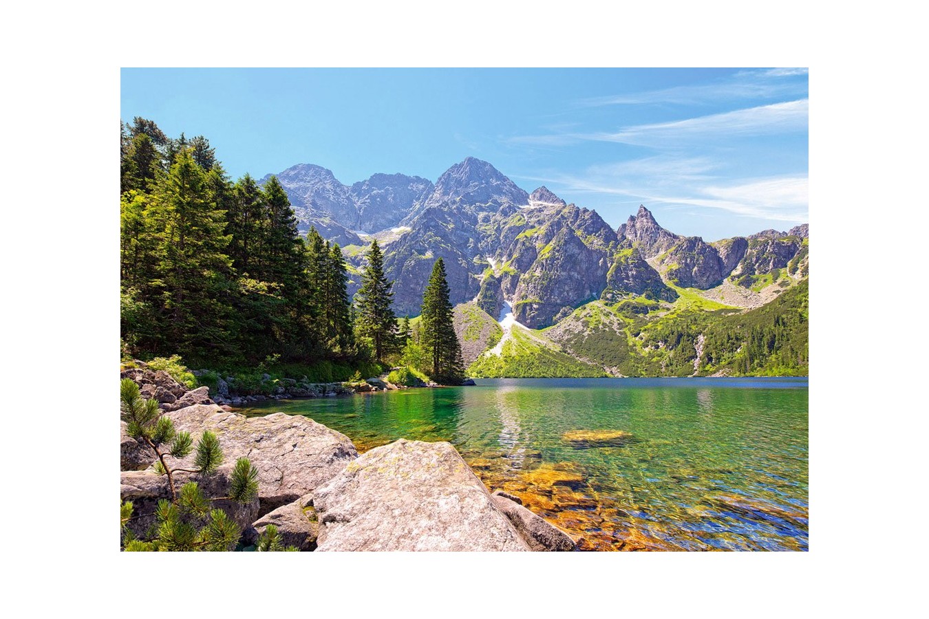 Puzzle Castorland - Morskie Oko Lake Tatras Poland, 1000 piese