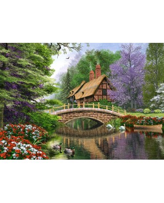 Puzzle Castorland - River Cottage, 1000 piese