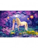 Puzzle Castorland - Unicorn Garden, 1000 piese