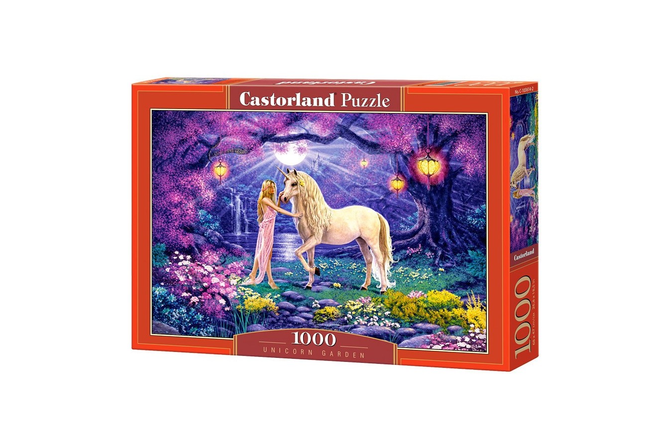 Puzzle Castorland - Unicorn Garden, 1000 piese