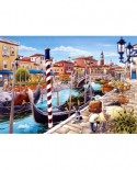 Puzzle Castorland - Venetian Canal in Italy, 1000 piese
