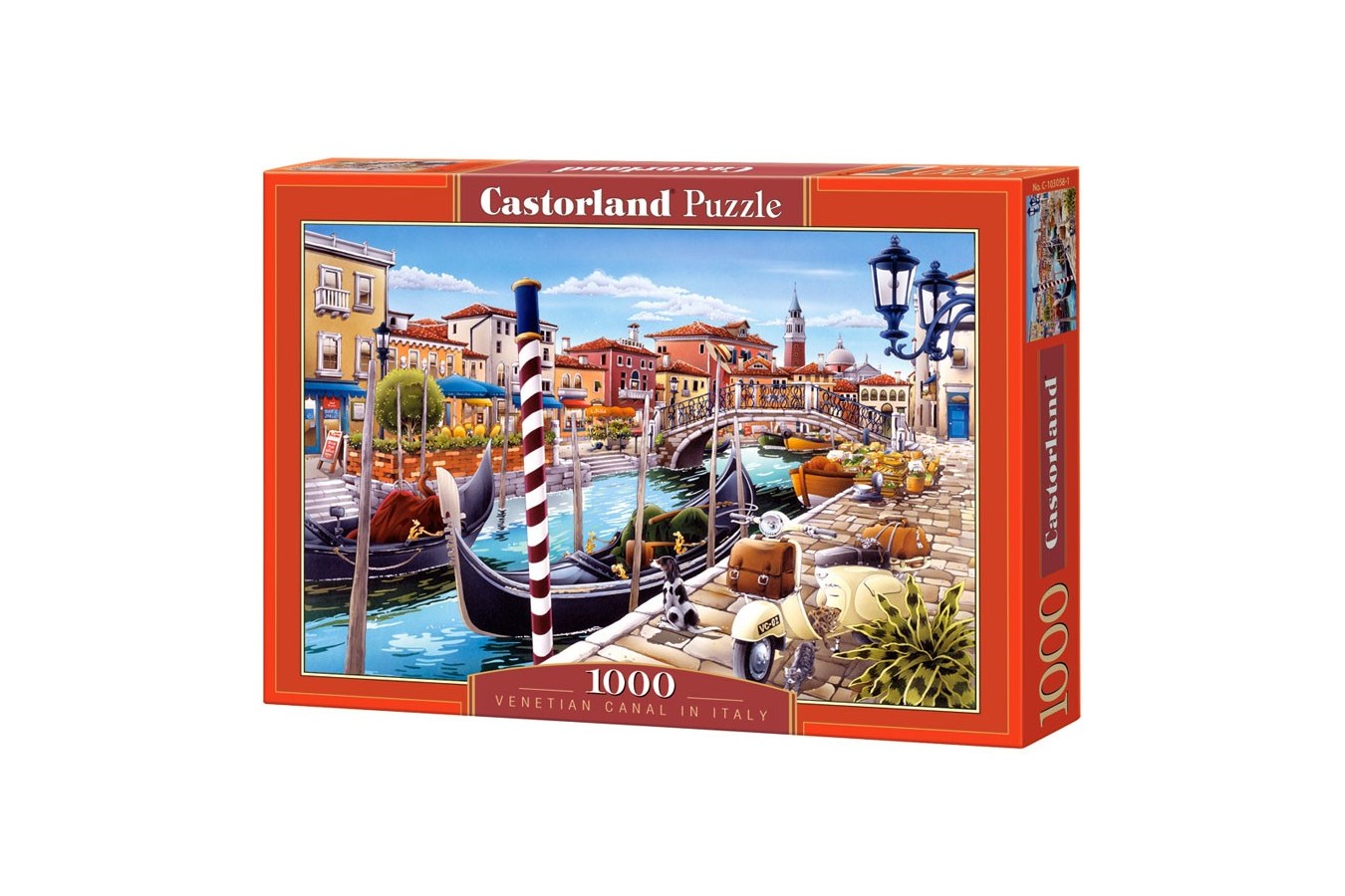 Puzzle Castorland - Venetian Canal in Italy, 1000 piese
