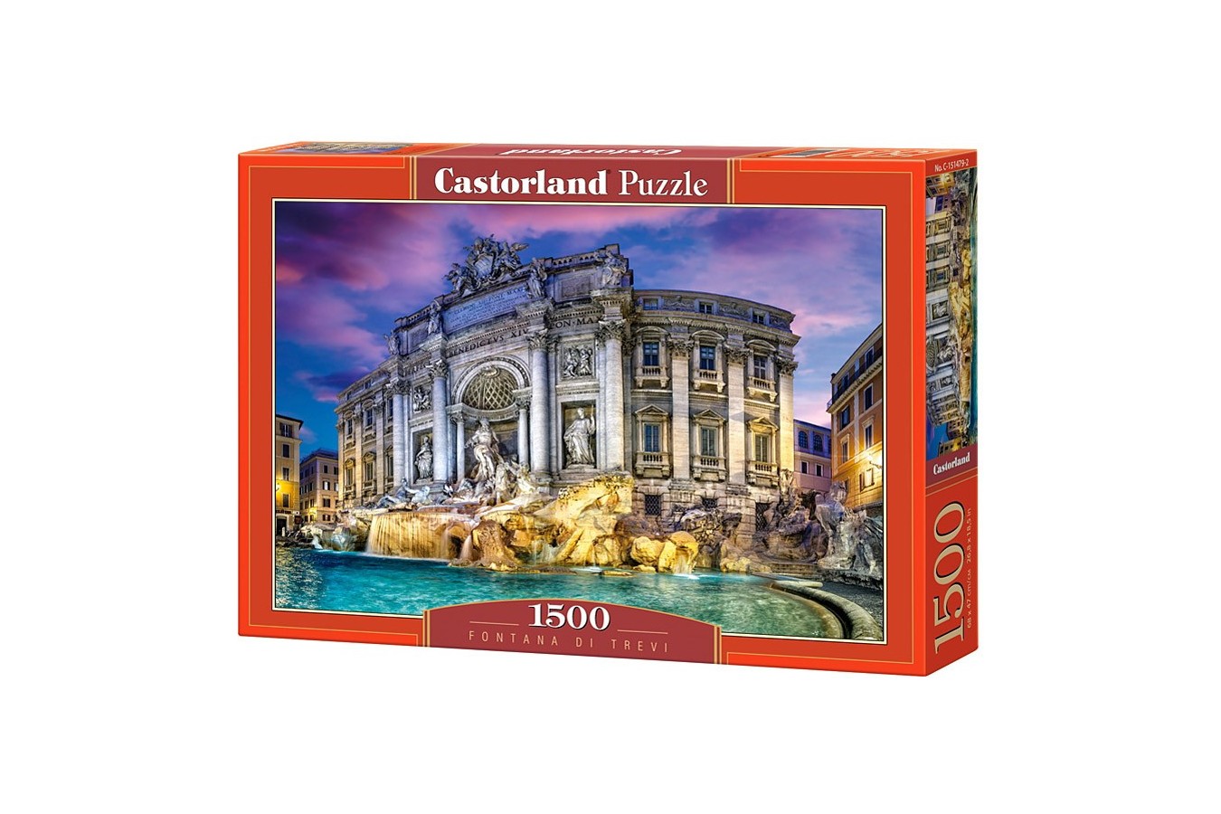 Puzzle Castorland - Fontaina di Trevi, 1500 piese