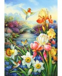 Puzzle Castorland - Golden Irises, 1500 piese