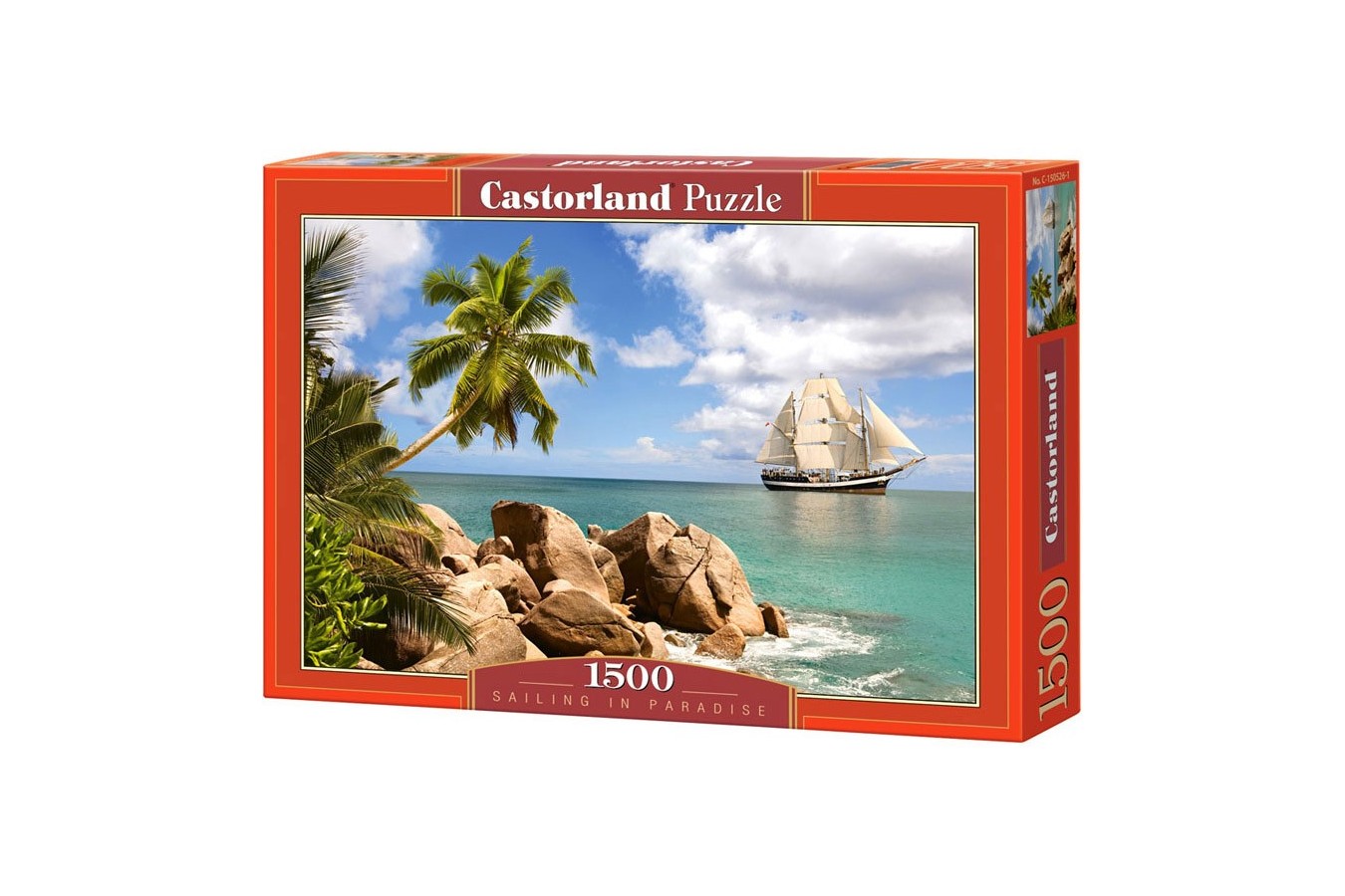 Puzzle Castorland - Sailing in Paradise, 1500 piese