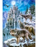 Puzzle Castorland - Wolves and Castle, 1500 piese