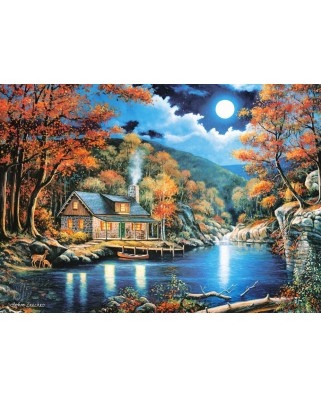 Puzzle Castorland - Copy of Cabin by the Lake, 2000 piese