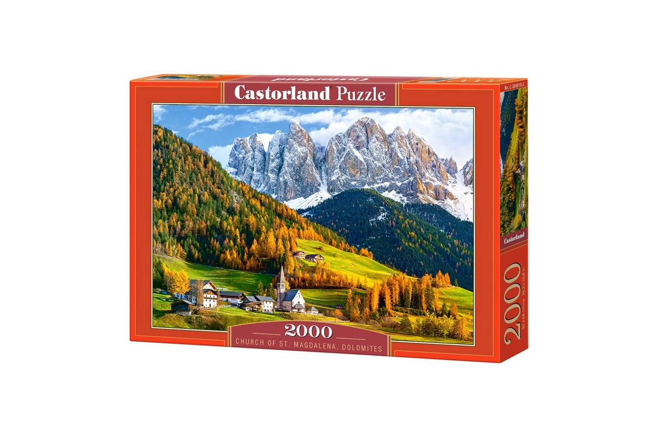 Puzzle Castorland - Curch of St Magdalena Dolomites, 2000 piese