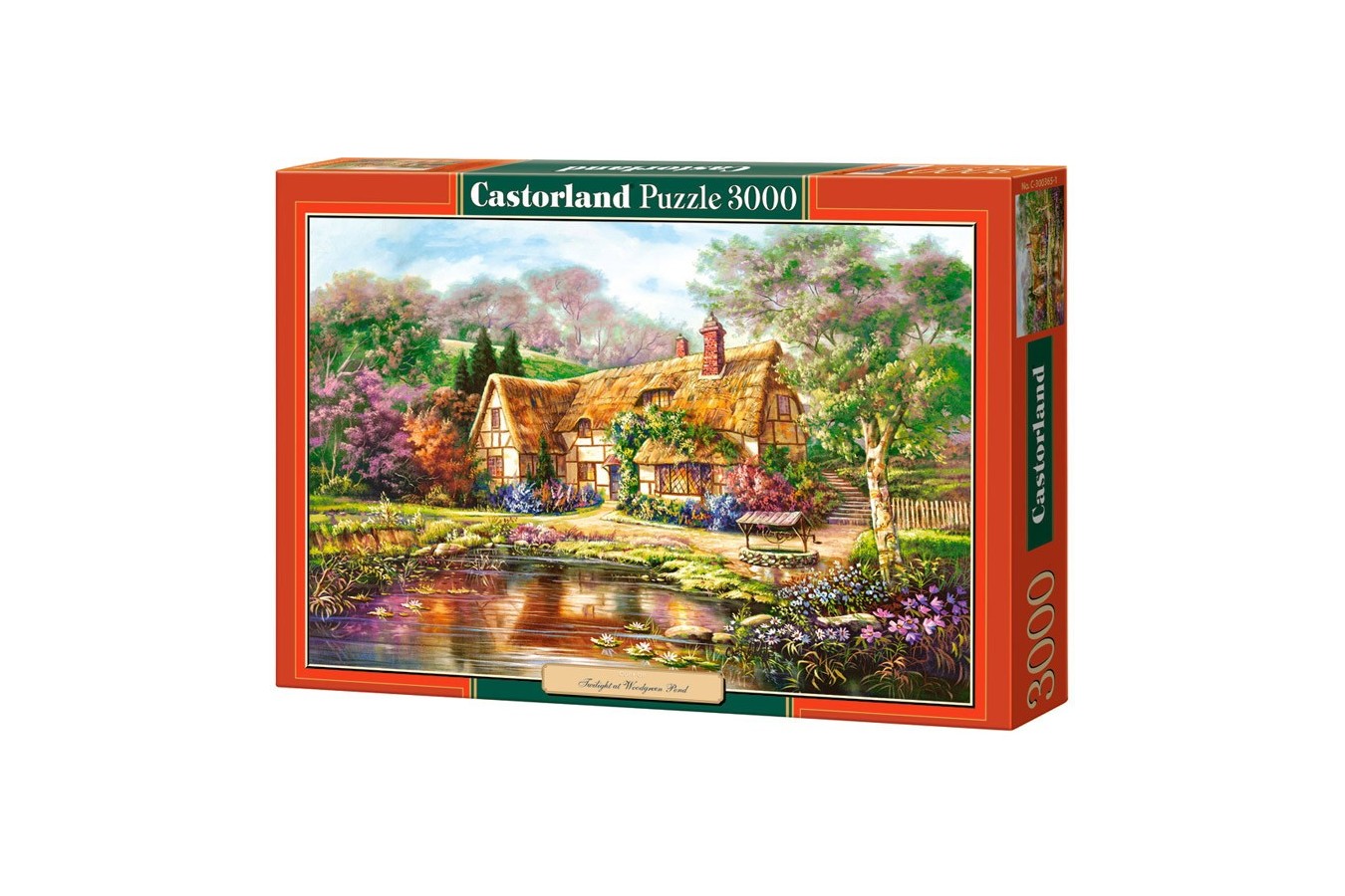 Puzzle Castorland - Copy of Twilight at Woodgreen Pond, 3000 piese