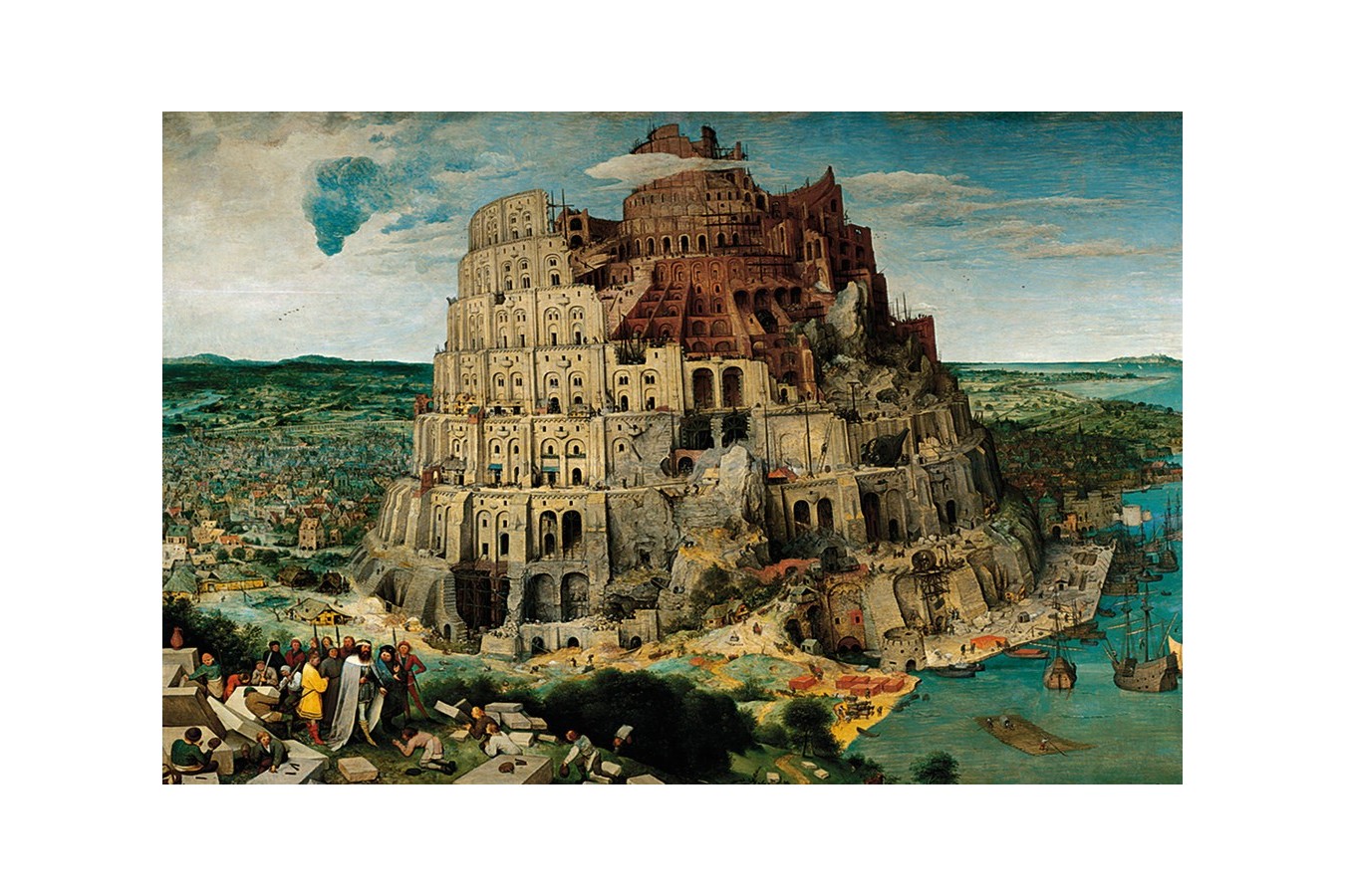 Puzzle Ravensburger - Pieter Brueghel: Bruegel The Elder - Turnul Babel, 5000 piese (17423)