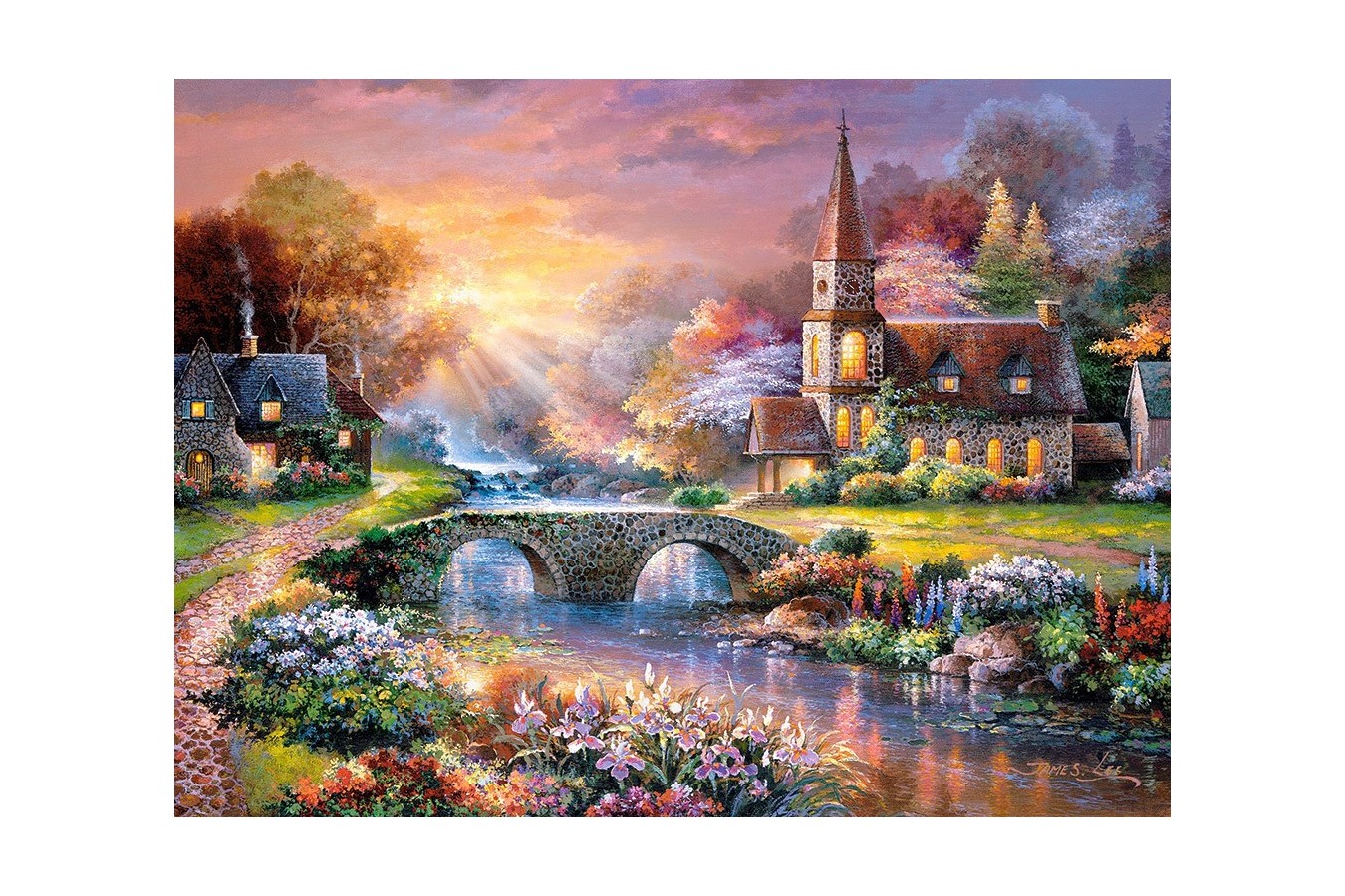 Puzzle Castorland - Paceful Reflections, 3000 piese