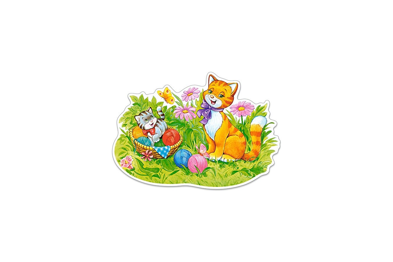 Puzzle Castorland Maxi - Kitten Family, 12 Piese