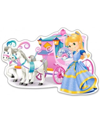 Puzzle Castorland Maxi - Princess Carriage, 12 Piese