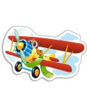 Puzzle Castorland Midi - Funny Plane, 15 Piese
