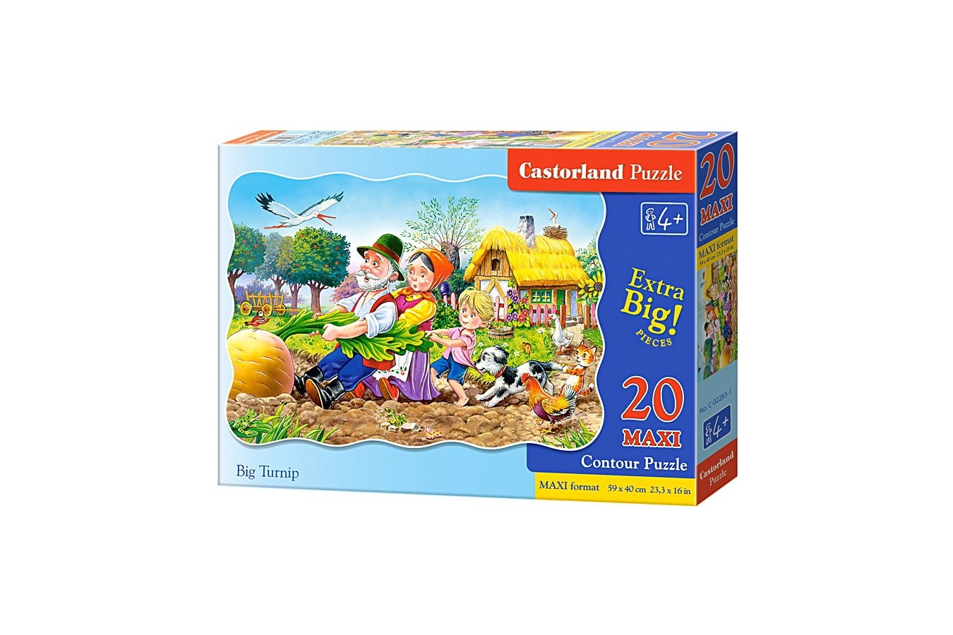 Puzzle Castorland Maxi - Big Turnip, 20 Piese