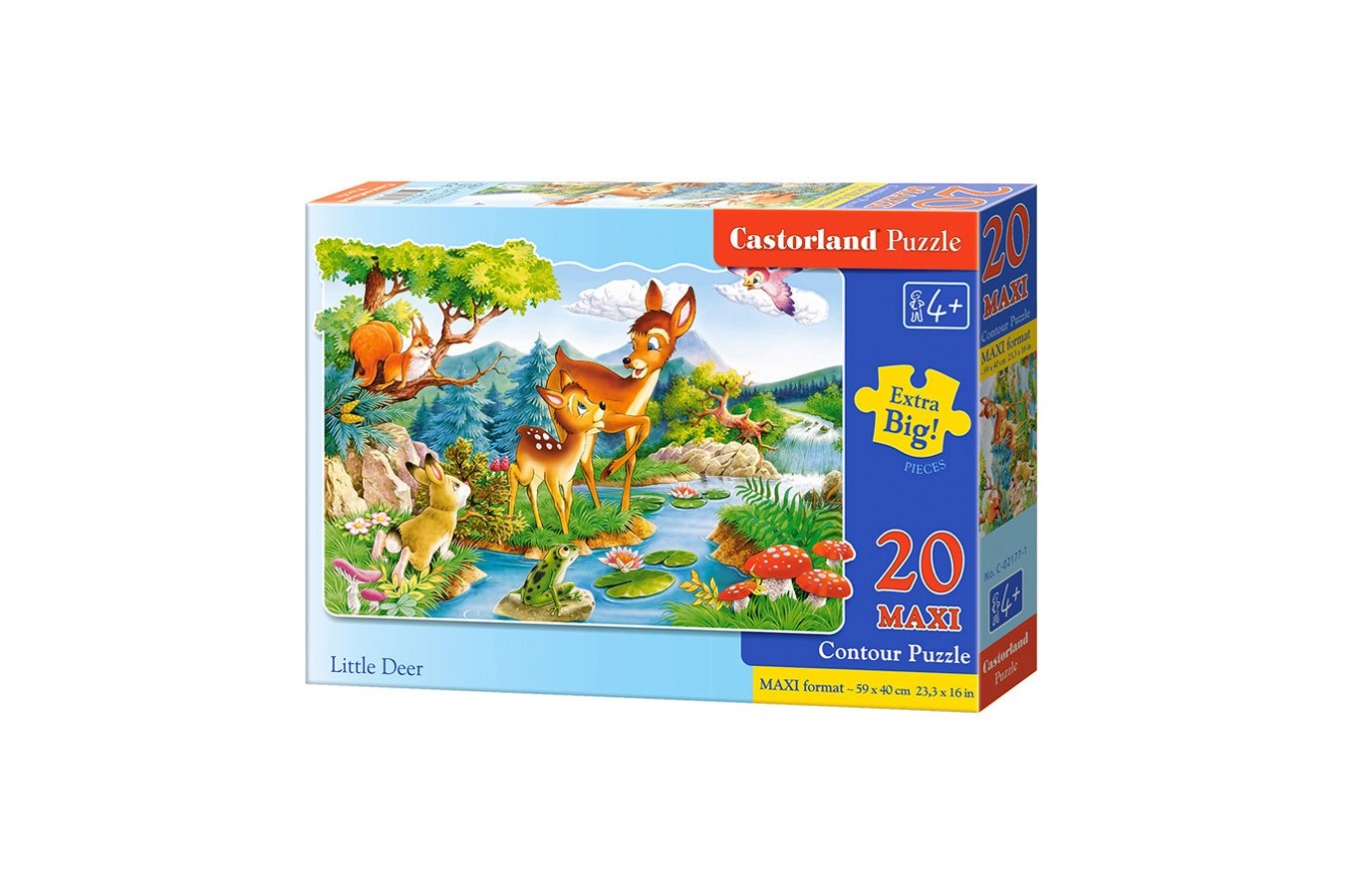 Puzzle Castorland Maxi - Little Deer, 20 Piese