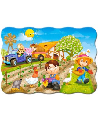 Puzzle Castorland - A Day On The Farm, 30 Piese