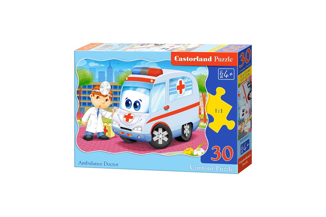 Puzzle Castorland - Ambulance, 30 Piese
