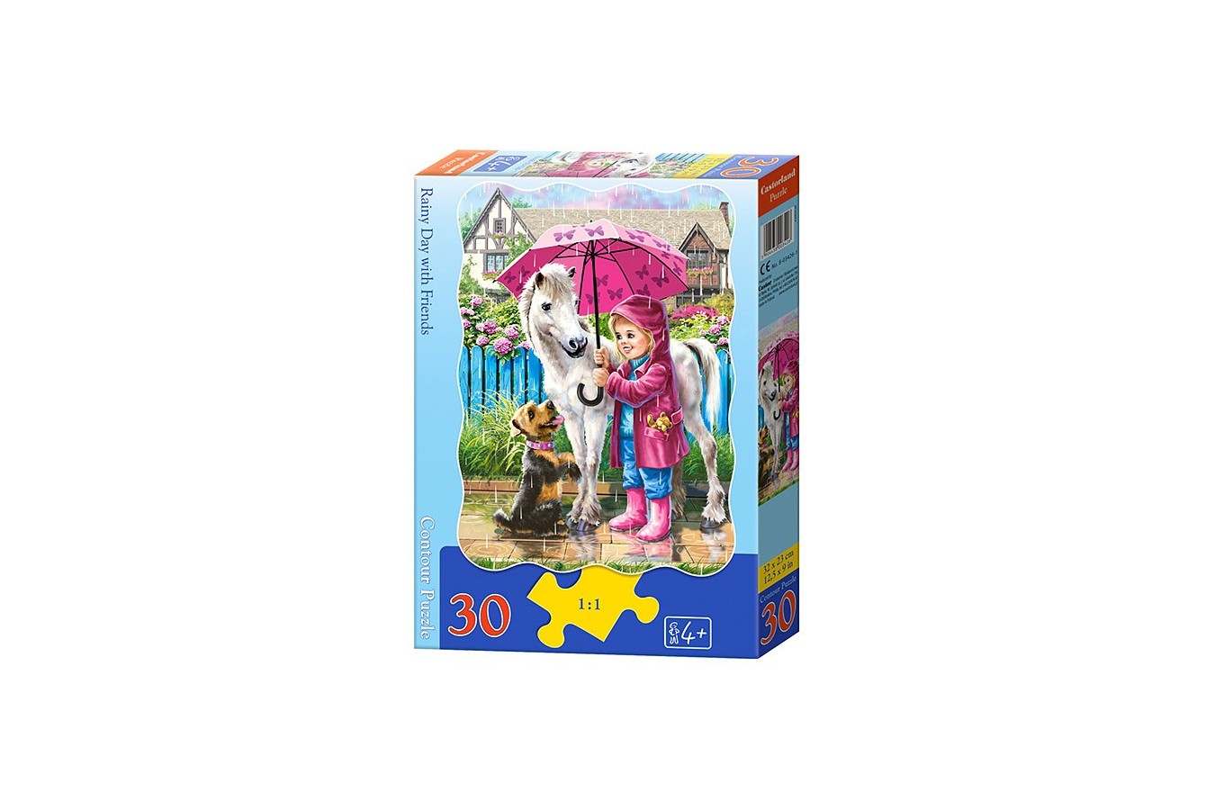 Puzzle Castorland - Rainy Day With Friends, 30 Piese