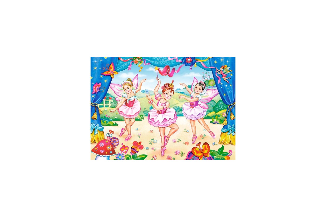Puzzle Castorland - Little Ballerinas, 35 Piese