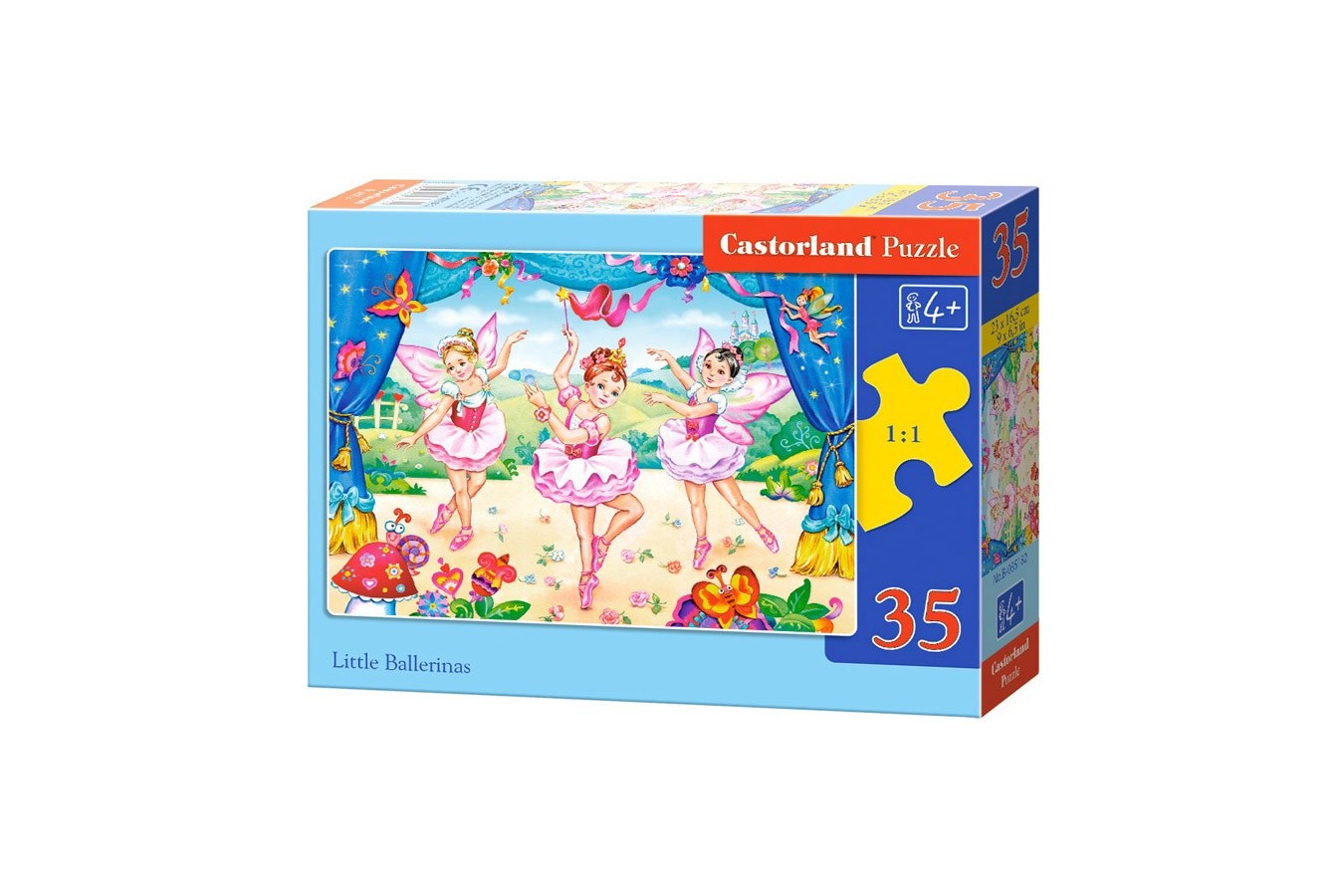 Puzzle Castorland - Little Ballerinas, 35 Piese