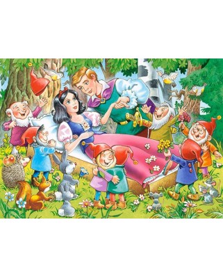 Puzzle Castorland - Snow White And The Seven Dwarfs, 35 Piese
