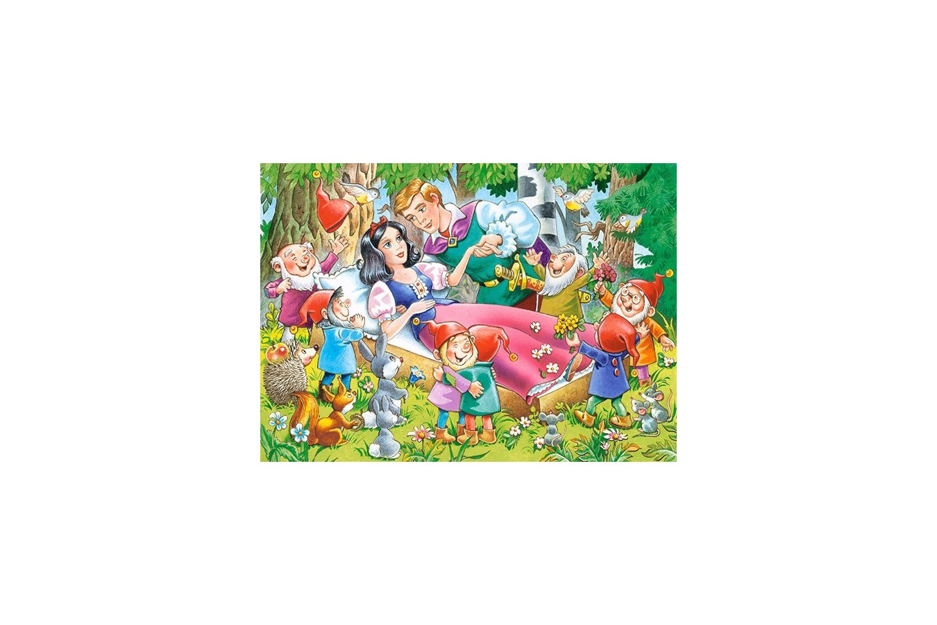 Puzzle Castorland - Snow White And The Seven Dwarfs, 35 Piese