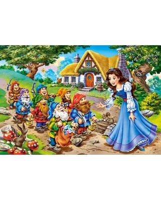 Puzzle Castorland - Snow White And The Seven Dwarfs, 40 Piese