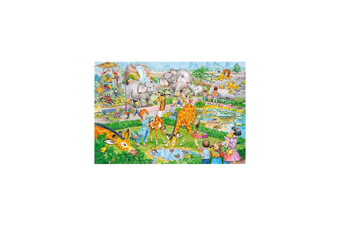 Puzzle Castorland Maxi - At The Zoo, 40 Piese