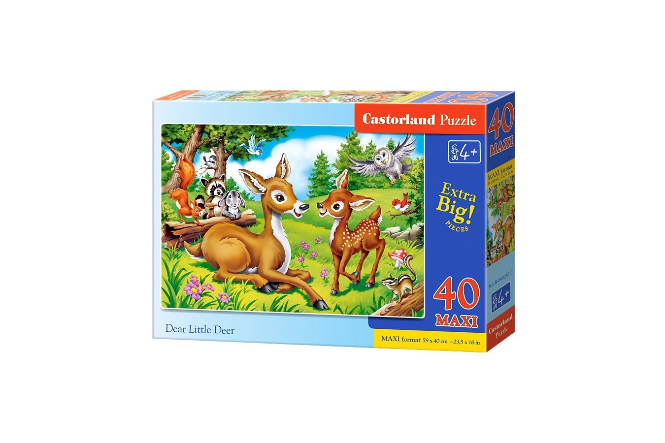 Puzzle Castorland Maxi - Dear Little Deer, 40 Piese