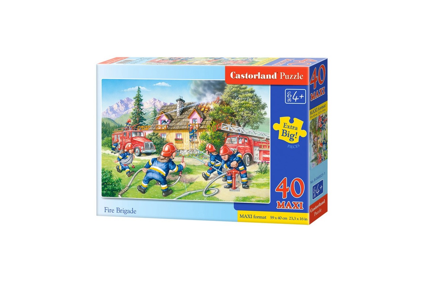 Puzzle Castorland Maxi - Fire Brigade, 40 Piese