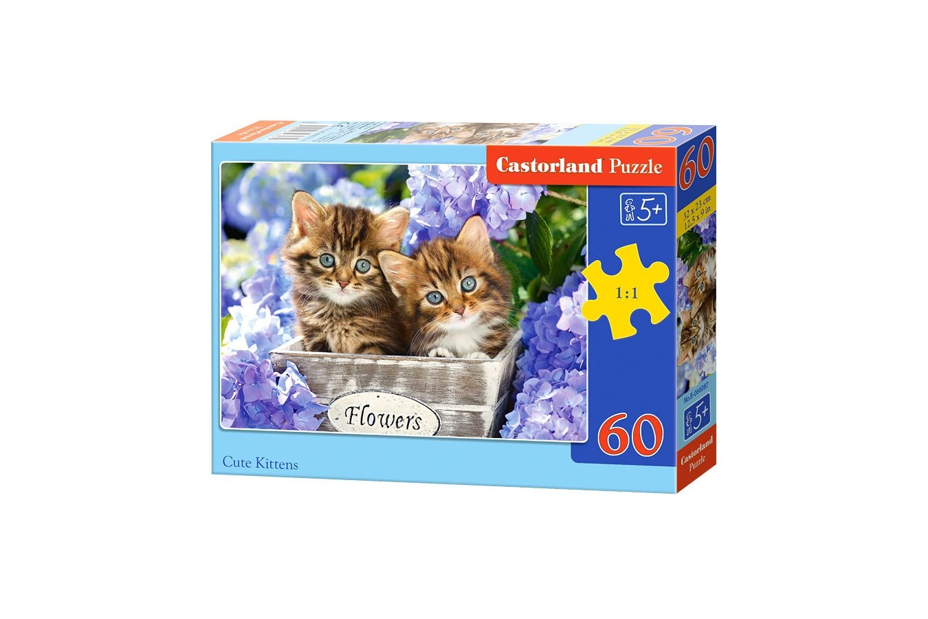 Puzzle Castorland - Cute Kittens, 60 Piese
