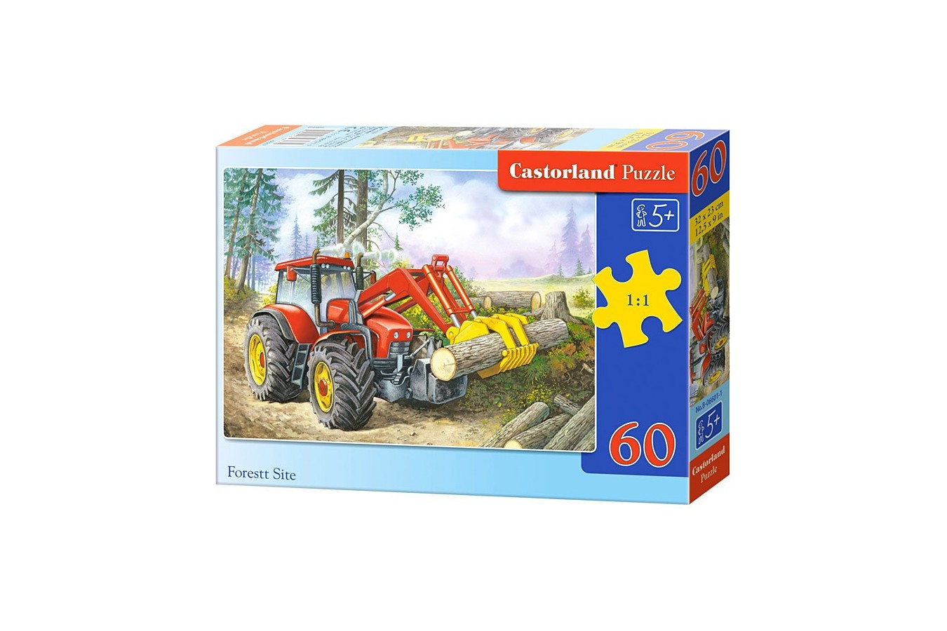 Puzzle Castorland - Forest Site, 60 Piese