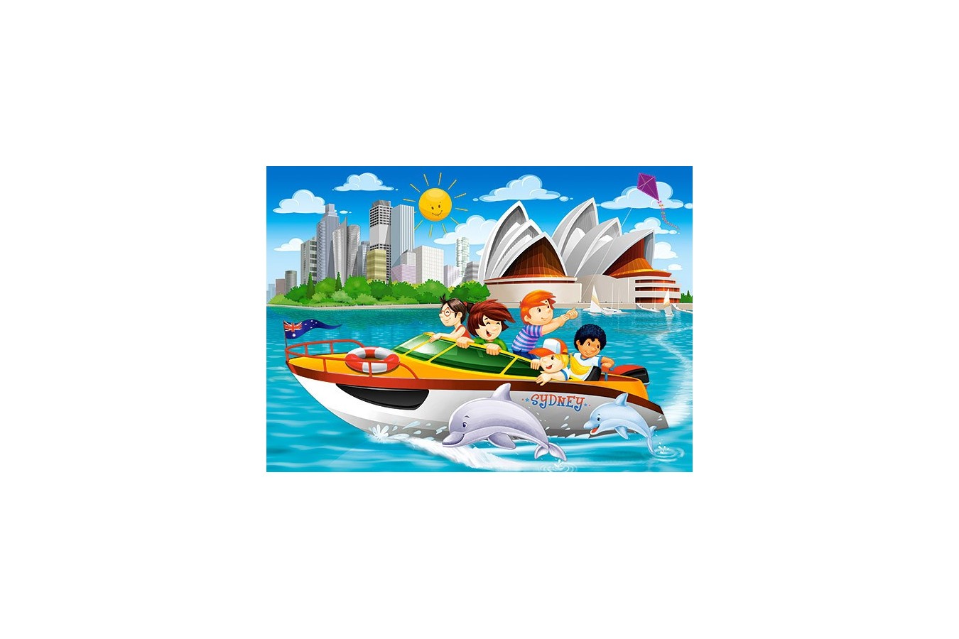Puzzle Castorland - Motor Yacht Trip In Sydney, 60 Piese